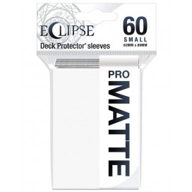 Протектори за карти Ultra Pro - Eclipse Matte Small Size, Arctic White (60 бр.)