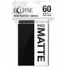  Протектори за карти Ultra Pro - Eclipse Matte Small Size, Jet Black (60 бр.)