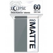  Протектори за карти Ultra Pro - Eclipse Matte Small Size, Smoke Grey (60 бр.)