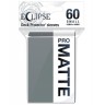  Протектори за карти Ultra Pro - Eclipse Matte Small Size, Smoke Grey (60 бр.)