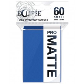  Протектори за карти Ultra Pro - Eclipse Matte Small Size, Pacific Blue (60 бр.)