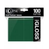 Протектори за карти Ultra Pro - Eclipse Pro-Gloss Standard Size, Forest Green (100 бр.)