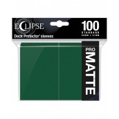  Протектори за карти Ultra Pro - Eclipse Pro-Matte Standard Size, Forest Green (100 бр.)