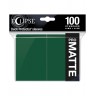 Протектори за карти Ultra Pro - Eclipse Pro-Matte Standard Size, Forest Green (100 бр.)