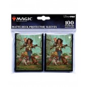  Протектори за карти Ultra Pro - Magic: The Gathering Wilds of Eldraine, Ellivere of the Wild Court (100 бр.)
