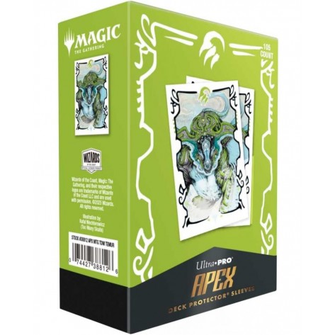 Протектори за карти Ultra Pro - Magic the Gathering: Tarkir Dragonstorm Apex Deck Protector, Temur (105 бр.)