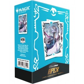  Протектори за карти Ultra Pro - Magic the Gathering: Tarkir Dragonstorm Apex Deck Protector, Jeskai (105 бр.)