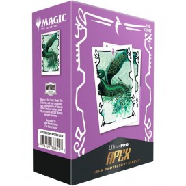 Протектори за карти Ultra Pro - Magic the Gathering: Tarkir Dragonstorm Apex Deck Protector, Commander Sultai (105 бр.)
