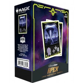  Протектори за карти Ultra Pro - Magic the Gathering: Edge of Eternities Apex Deck Protector, Mythic Black (105 бр.)