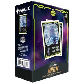  Протектори за карти Ultra Pro - Magic the Gathering: Edge of Eternities Apex Deck Protector, Mythic Blue (105 бр.)
