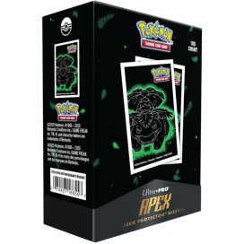 Протектори за карти Ultra Pro - Pokemon TCG: Neon Kanto Venusaur Apex Deck Protector Sleeves (105 бр.)