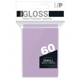  Протектори за карти Ultra Pro - PRO-Gloss Small Size, Lilac (60 бр.)