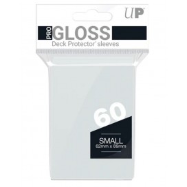  Протектори за карти Ultra Pro - PRO-Gloss Small Size, Clear (60 бр.)