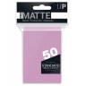  Протектори за карти Ultra Pro - PRO-Matte Standard Size, Pink (50 бр.)