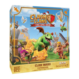 Разширение за настолна игра Clash of Clans: The Epic Raid - Clan Wars Разширение за настолна игра Clash of Clans: The Epic Raid - Clan Wars