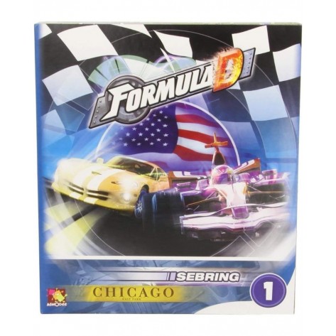  Разширение за настолна игра Formula D: Circuits 1 – Sebring & Chicago