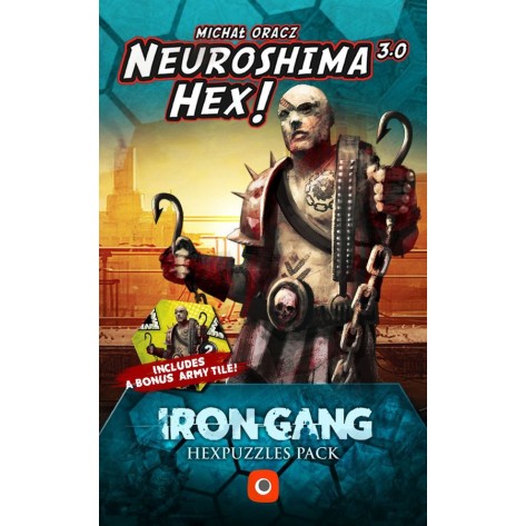 Разширение за настолна игра Neuroshima HEX 3.0 - Iron Gang Hexpuzzles Pack