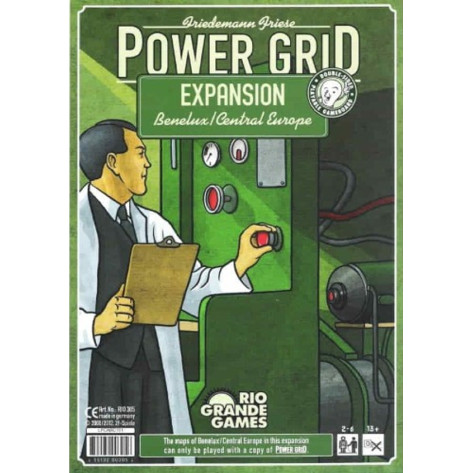 Разширение за настолна игра Power Grid: Benelux/Central Europe