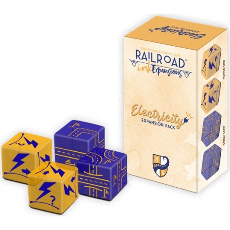 Разширение за настолна игра Railroad Ink - Electricity