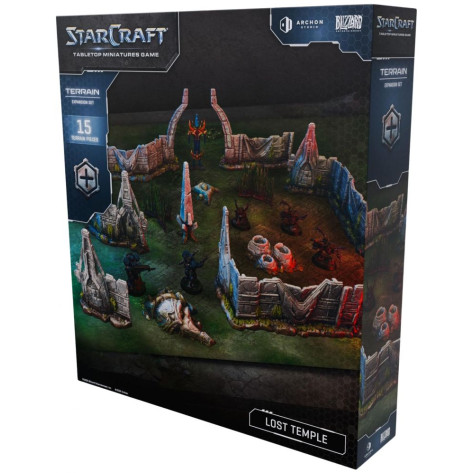 Разширение за настолна игра StarCraft: Tabletop Miniatures Game - Lost Temple Terrain Expansion Set