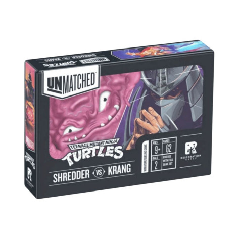 Разширение за настолна игра Unmatched Adventures: Teenage Mutant Ninja Turtles - The Shredder & Krang Hero Decks