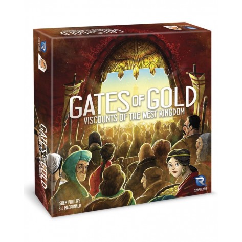  Разширение за настолна игра Viscounts of the West Kingdom: Gates of Gold
