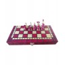 Шах Sunrise - Pearl Small Chess, червен (36 x 36 cm)