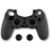  Силиконов кейс и тапи Spartan Gear, за DualShock 4, червен