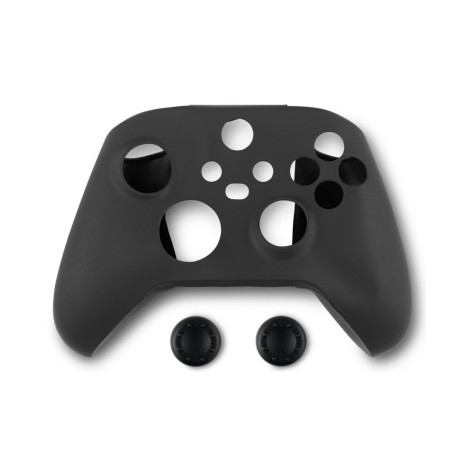 Силиконов кейс и тапи Spartan Gear, за Xbox Series, черен