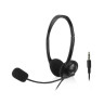 Слушалки с микрофон ACT – AC9330, черни