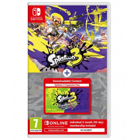 Игра Splatoon 3 + Expansion Pass + 3 месеца NSO за Nintendo Switch