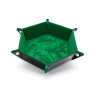 Табла за зарове GlassStaff - Foldable Dice Tray, Dragon Skin Edition, зелена