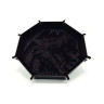 Табла за зарове GlassStaff - XL Octagonal Foldable Dice Tray, Dragon Skin Edition, черна