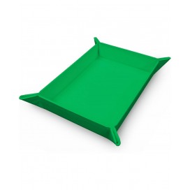 Табла за зарове Ultra Pro - Vivid Magnetic Foldable Dice Tray, зелена