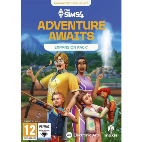 Игра The Sims 4: Adventure Awaits Expansion Pack - Код в кутия за Компютър