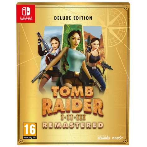 Игра Tomb Raider I-III Remastered - Deluxe Edition за Nintendo Switch