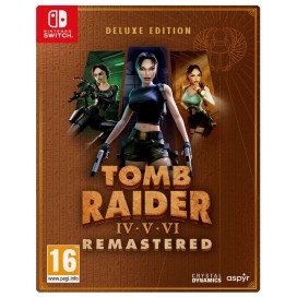 Игра Tomb Raider IV-VI Remastered Starring Lara Croft - Deluxe Edition за Nintendo Switch Игра Tomb Raider IV-VI Remastered Starring Lara Croft - Deluxe Edition за Nintendo Switch