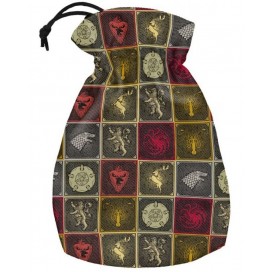  Торбичка за зарове Q-Workshop - Game of Thrones Dice Pouch: The Sigils Pattern