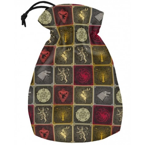 Торбичка за зарове Q-Workshop - Game of Thrones Dice Pouch: The Sigils Pattern