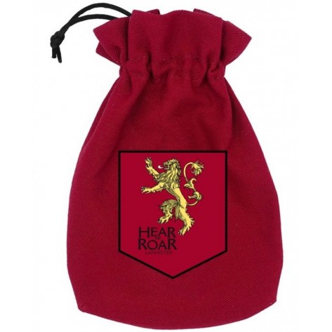 Торбичка за зарове Q-Workshop - Game of Thrones Dice Pouch: Lannister