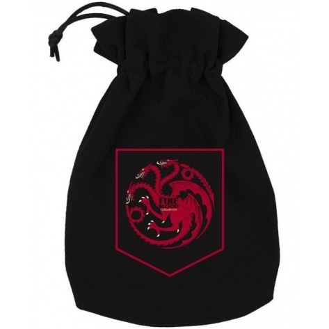 Торбичка за зарове Q-Workshop - Game of Thrones Dice Pouch: Targaryen