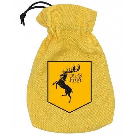 Торбичка за зарове Q-Workshop - Game of Thrones Dice Pouch: Baratheon