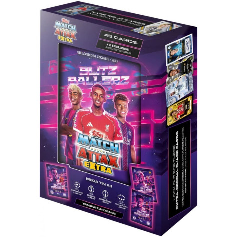 UEFA Champions League: Match Attax Extra - Mega Tin #3 Blitzballers, Season 2025/26