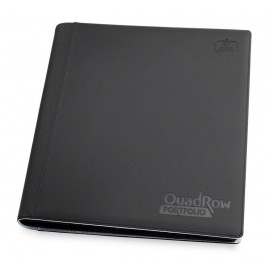 Ultimate Guard 12-Pocket QuadRow Portfolio XenoSkin Black