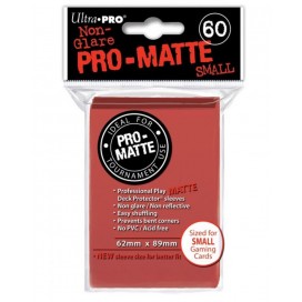  Ultra Pro Card Protector Pack - Small Size (Yu-Gi-Oh!) Pro-matte - Червени 60 бр.