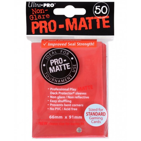 Ultra Pro Card Protector Pack - Standard Size - червени