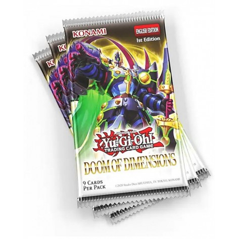 Yu-Gi-Oh! Doom of Dimensions 3-Pack Tuckbox