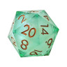 Зар GlassStaff - Liquid Core Dice D20, Ocean Orb